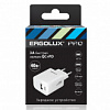 АДАПТЕР СЕТЕВОЙ 40ВТ 1USB+1 TYPE C ERGOLUX