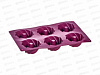 ФОРМА ДЛЯ ВЫПЕЧКИ КЕКСОВ 6 ШТ 28*17*3,5СМ SILICONE