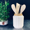 НАБОР КУХОННЫЙ 5ПР ЛОПАТКИ КУЛИНАРНЫЕ+ПОДСТАВКА BAMBOO