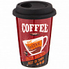 КРУЖКА 400МЛ COFFEMANIA С КРЫШКОЙ