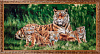 КАРТИНА ТИГРИЦА С ТИГРЯТАМИ 60*120