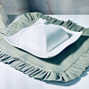 БЛЮДО 28СМ КВАДРАТ С КРЫШКОЙ BIANCO