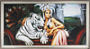 КАРТИНА КРАСАВИЦА И ТИГР 50*100
