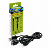 КАБЕЛЬ USB MICRO-LIGHTNING TYPE-C 3A 1,2М ERGOLUX 3В1