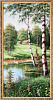 КАРТИНА ДЕРЕВЕНСКИЙ ПЕЙЗАЖ 60*120