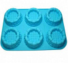 ФОРМА ДЛЯ ВЫПЕЧКИ КЕКСОВ 6 ЯЧЕЕК 31*21 SILICONE