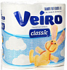 ТУАЛЕТНАЯ БУМАГА VEIRO LINIA CLASSIC 2-Х СЛ (4ШТ)