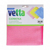 САЛФЕТКА 30*30 МИКРОФИБРА ВАФЕЛЬНАЯ МАХРОВАЯ VETTA